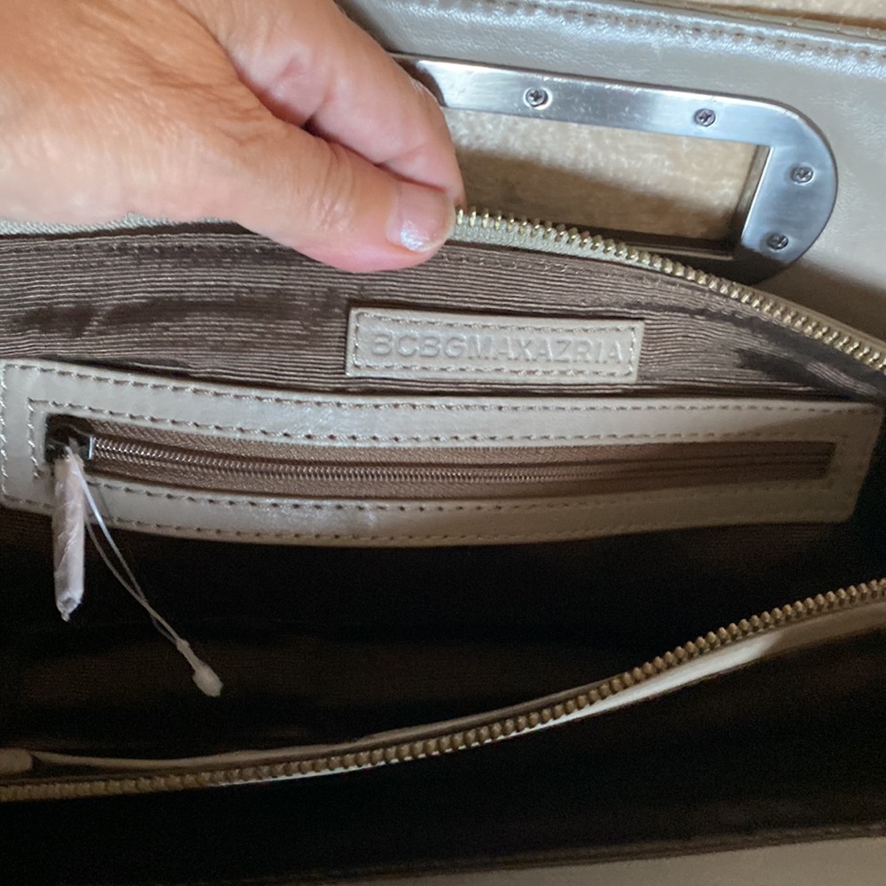 BCBGMAXAZRIA taupe clutch - Picture 5 of 7